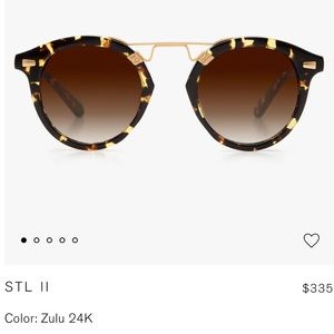 Krewe sunglasses, STL II, brown tortoise